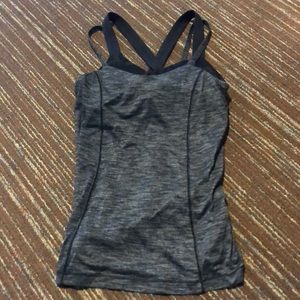 lululemon tank with sports bra